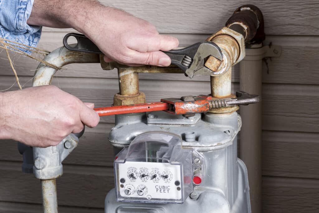 Gas line Repair