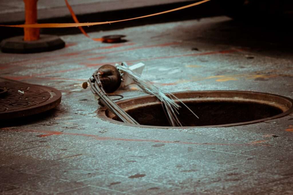 open drain