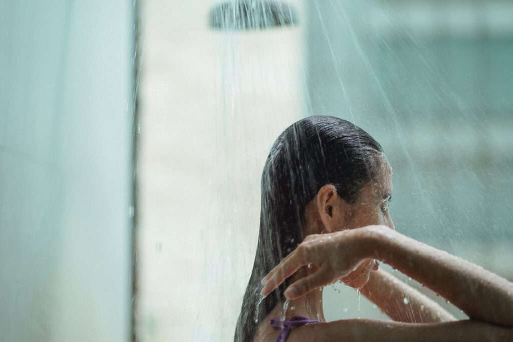 outdoor shower